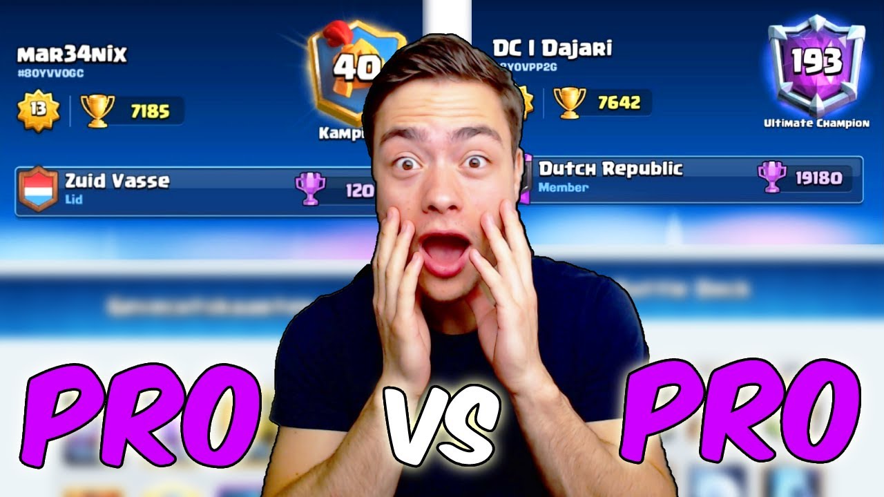 MARNIX vs DAJARI! - Pro vs Pro #8 - Clash Royale