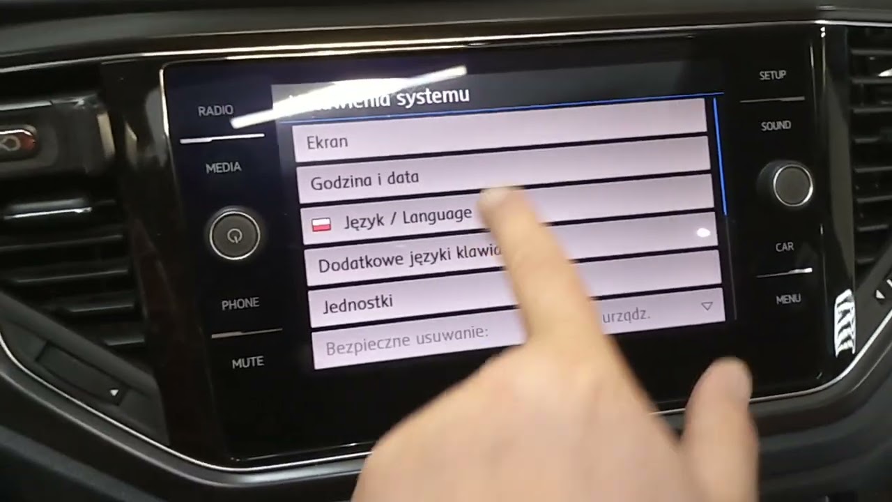 VW T-Roc 1.5TSI - 3Q0035819C - Carplay + Androidauto + fabryczna kamera cofania