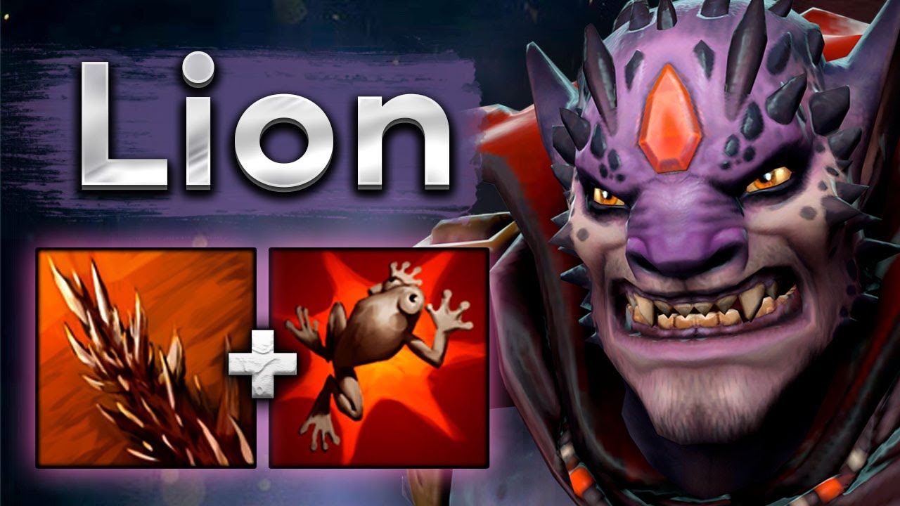 Блинк на 11 минуте, офигенный саппорт Лион! - Lion 7.39 DOTA 2