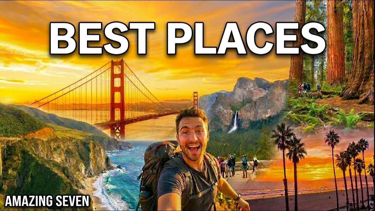 15 Best Places to Visit in California - Travel Video