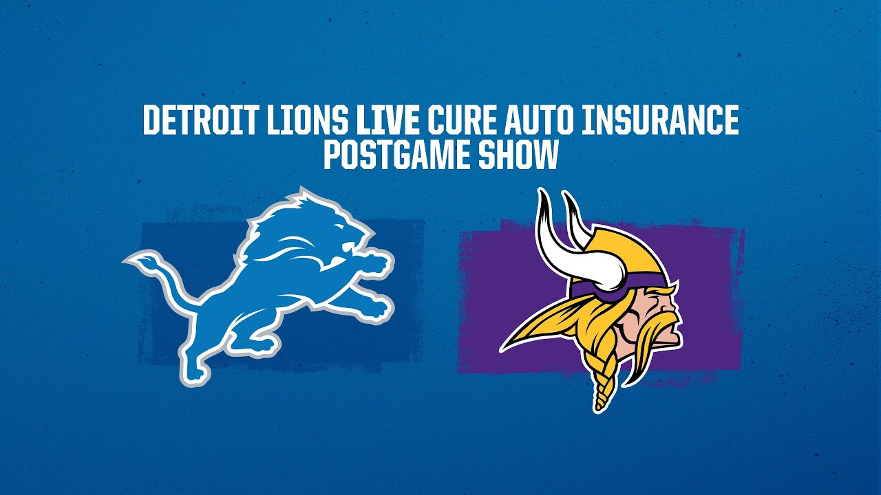 Lions vs. Vikings Week 18 | Detroit Lions Live CURE Auto Insurance Postgame Show