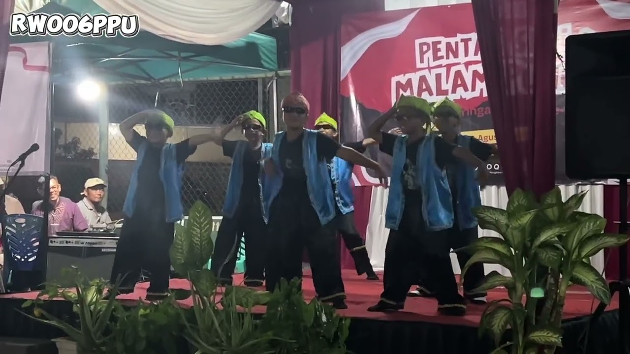 Malam puncak Agustusan RW 006 PPU 2025 “KEWER- KEWER “