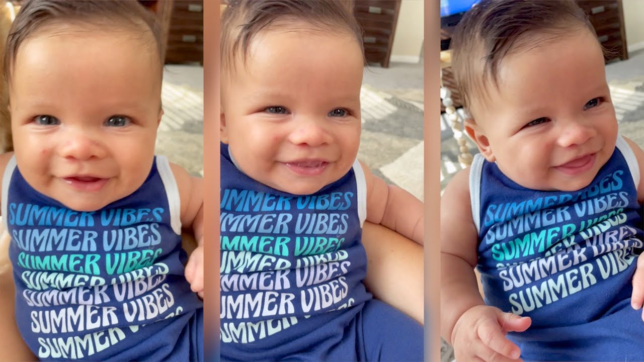 JAXTONS FIRST LAUGH