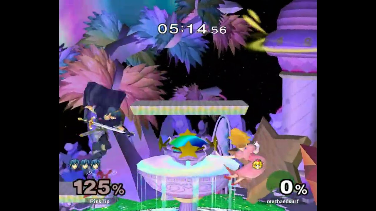SLOaded #9 – WSF – PinkTip ⟮Marth⟯ vs mathandsurf ⟮Peach⟯