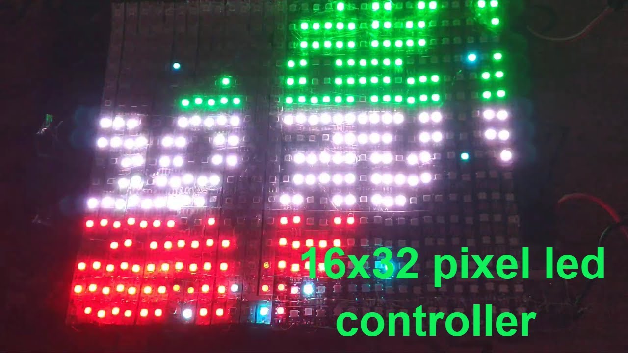 New 16x32 pixel led gate controller 2020