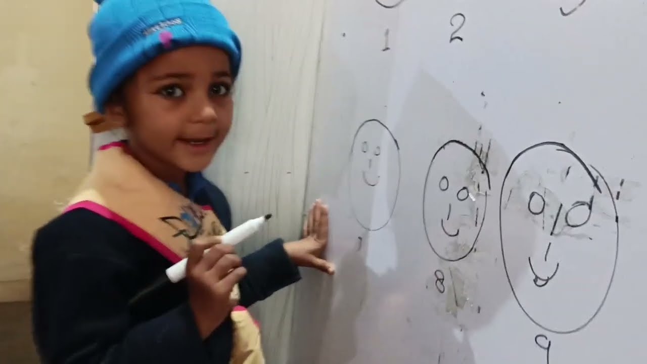 Counting Numbers | Hair According to Number #Recognition&Counting | #Montessorimath #Play&Learn#ecce