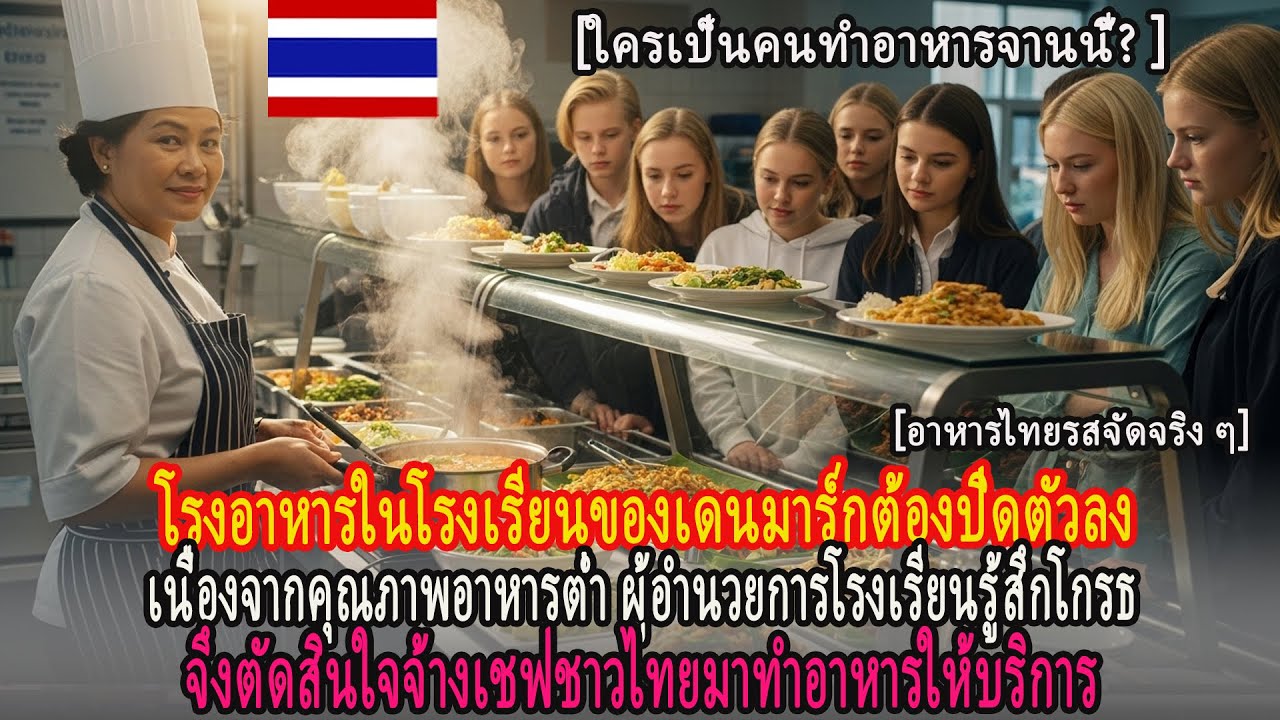 นักเรียนเดนมาร์กที่ได้ลิ้มลองอาหารไทยเป็นครั้งแรก กำลังคลั่งไคล้มันอย่างหนัก!ผู้กอบกู้ คือเชฟชาวไทย?