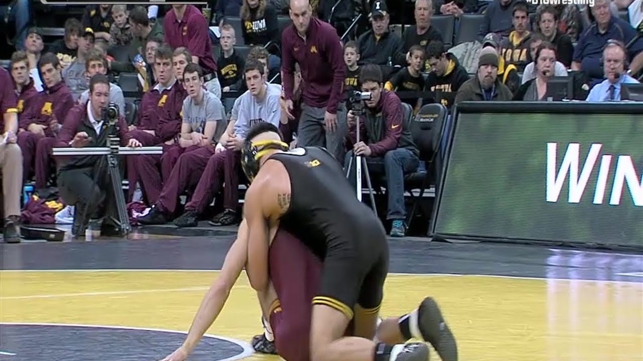 Big Ten Rewind: 2014 Wrestling - 133 LBs - Minnesota's David Thorn vs. Iowa's Tony Ramos