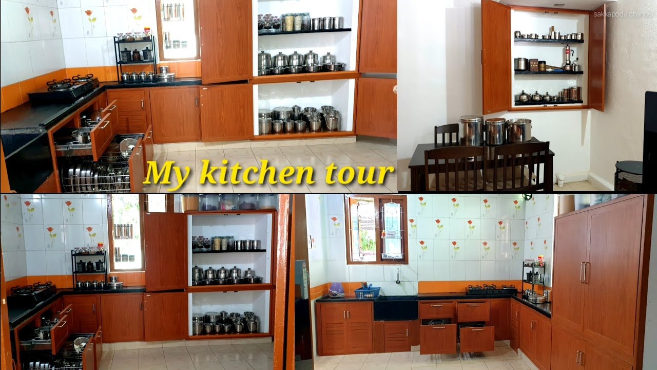 My New kitchen tour|Indian modular kitchen tour|Space saving organizers for kitchen|kitchen tips