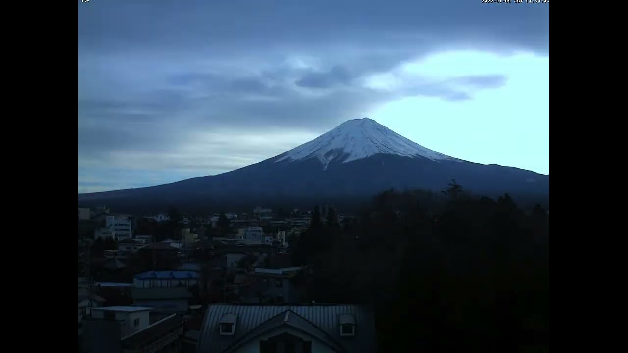 Mt  Fuji Time Lapse Video from Lake Kawaguchi Fujiyama Live Camera 10 in 2022-1