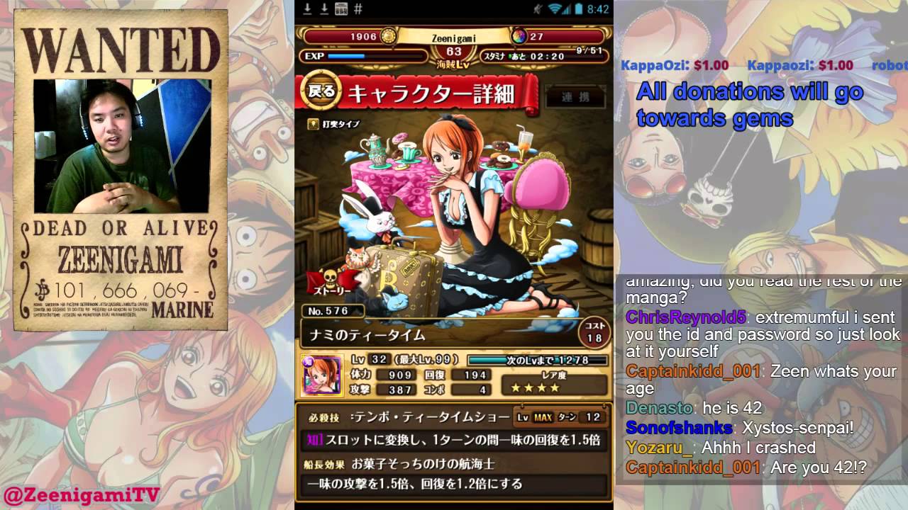 Tea Time Nami, description and run-down [One Piece Treasure Cruise]