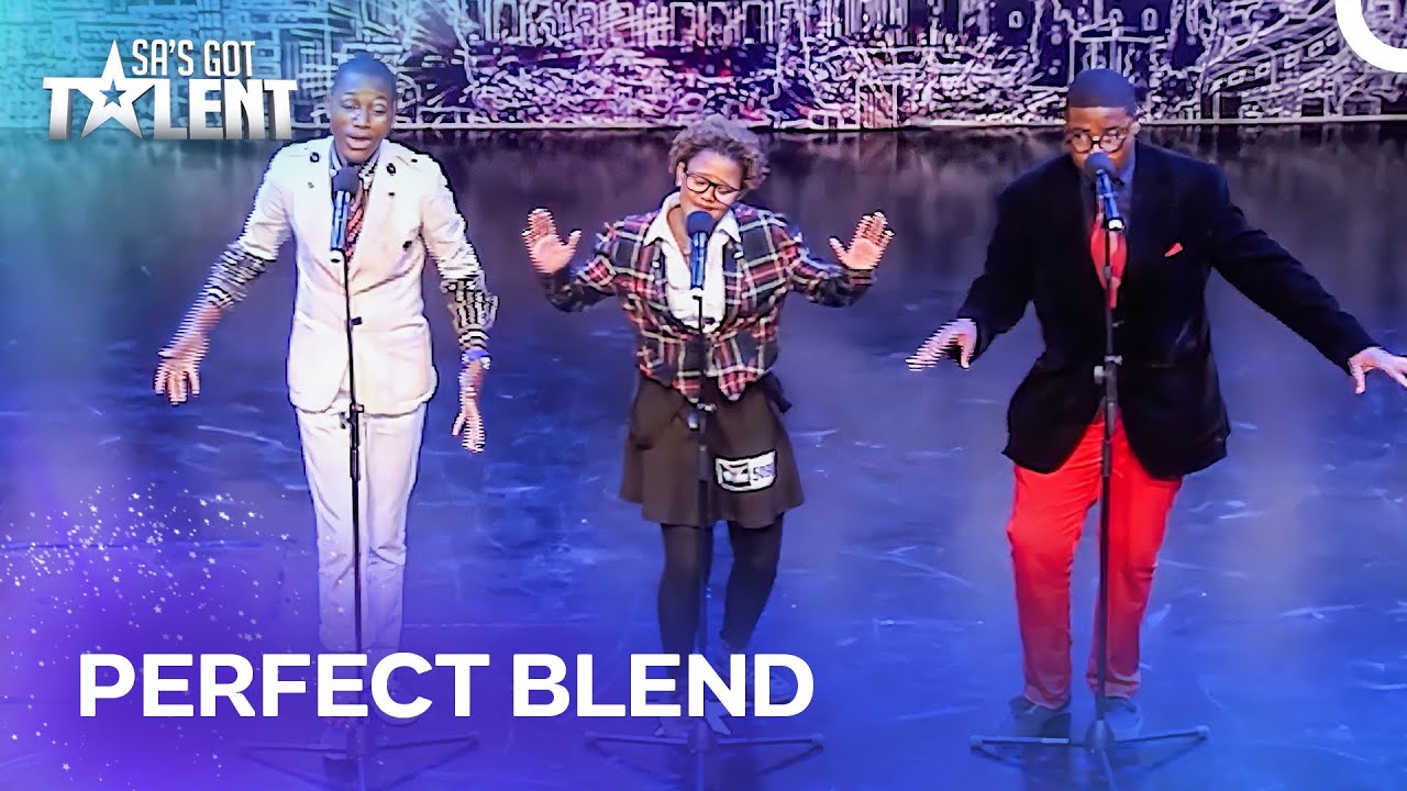 Just Pure Voices! Incredible Young Trio Stuns The Judges | South Africa's Got Talent