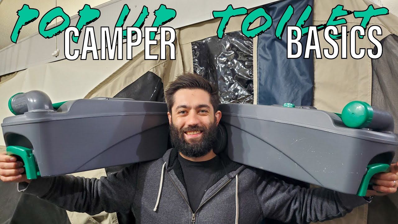 Основы использования кассетного туалета Pop Up Camper | Как наполнять, использовать, опорожнять, ...