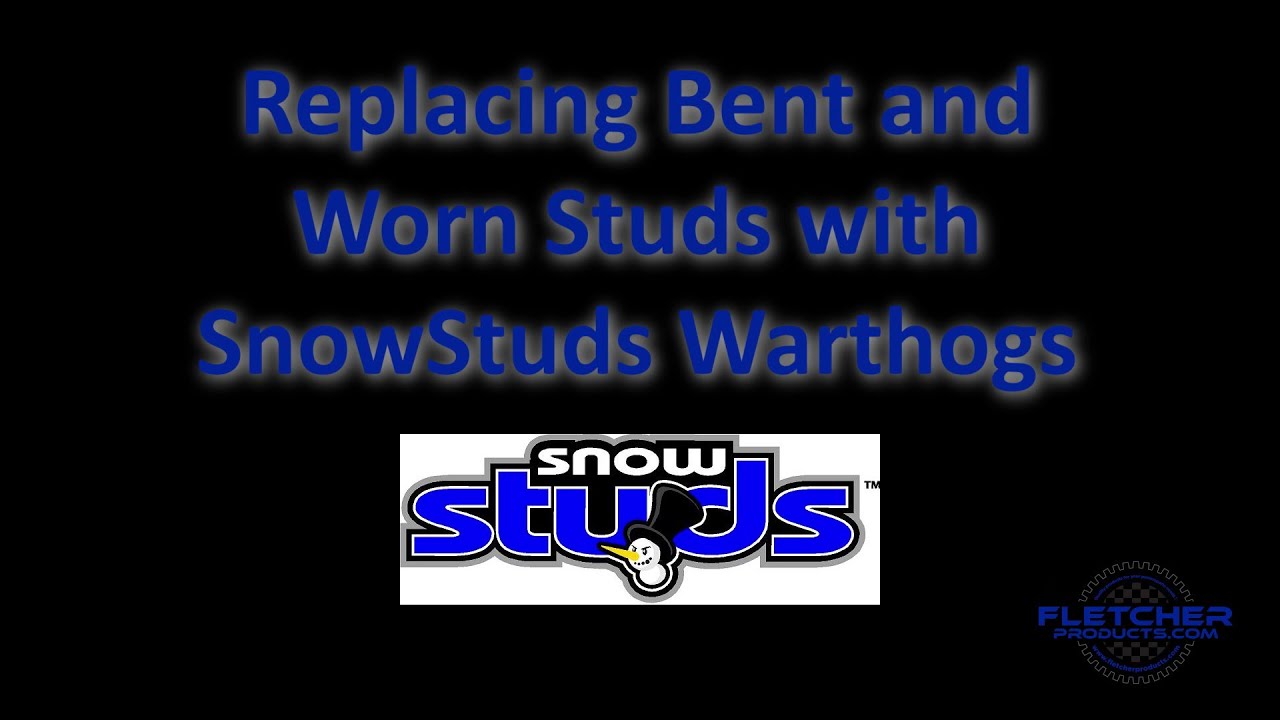 Replacing Worn Snowmobile Studs with SnowStuds Warthog Studs - Had to CUT all of them off!