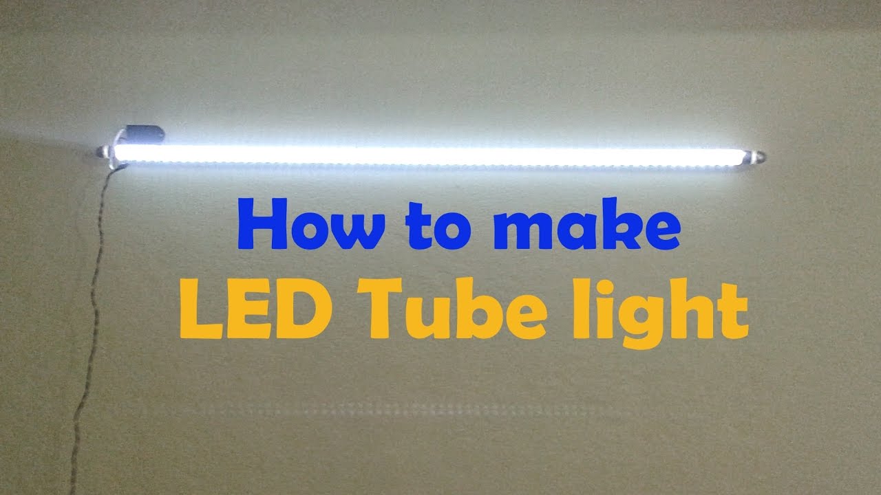 How to make led tube light (convert old tube tight in to Led)