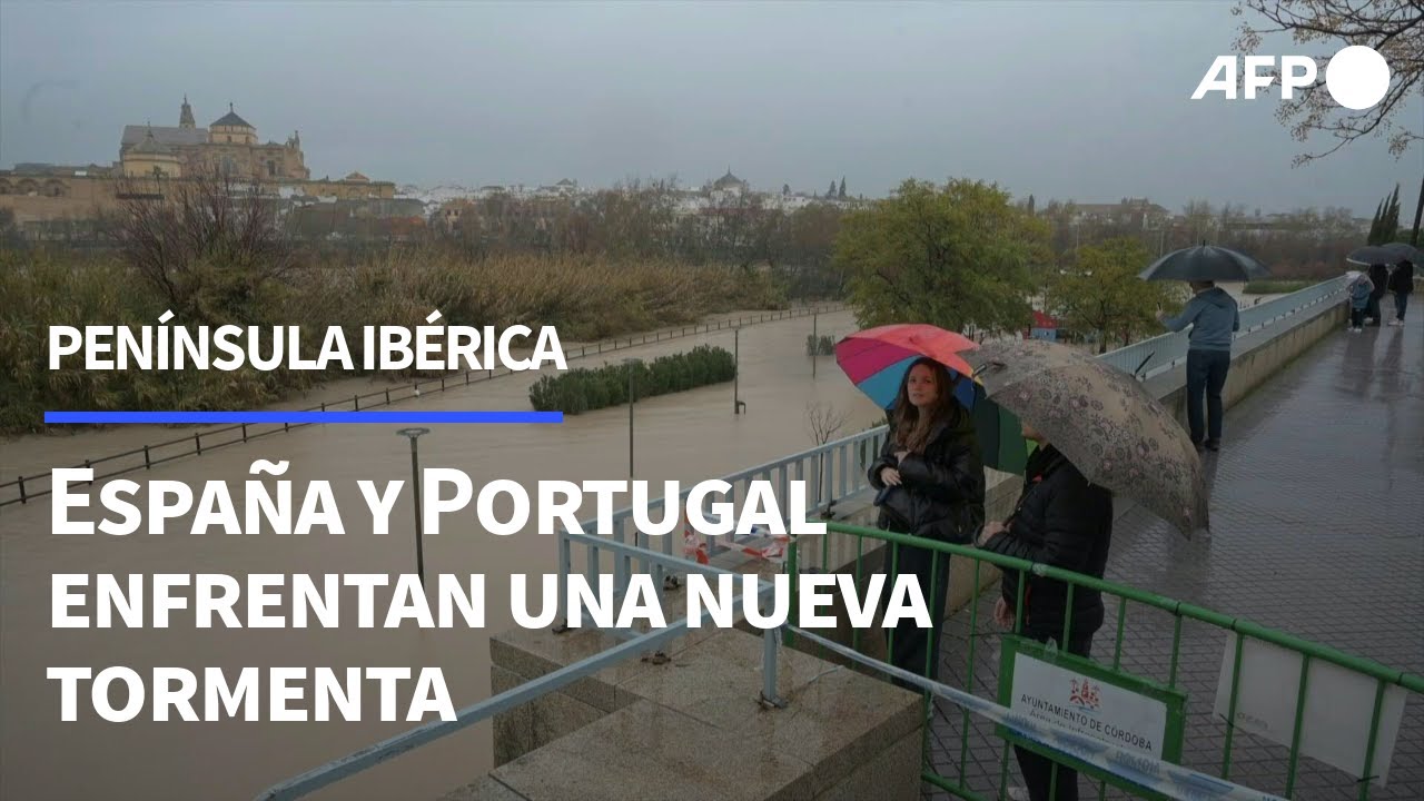 España y Portugal enfrentan una nueva tormenta tras las inundaciones de esta semana | AFP