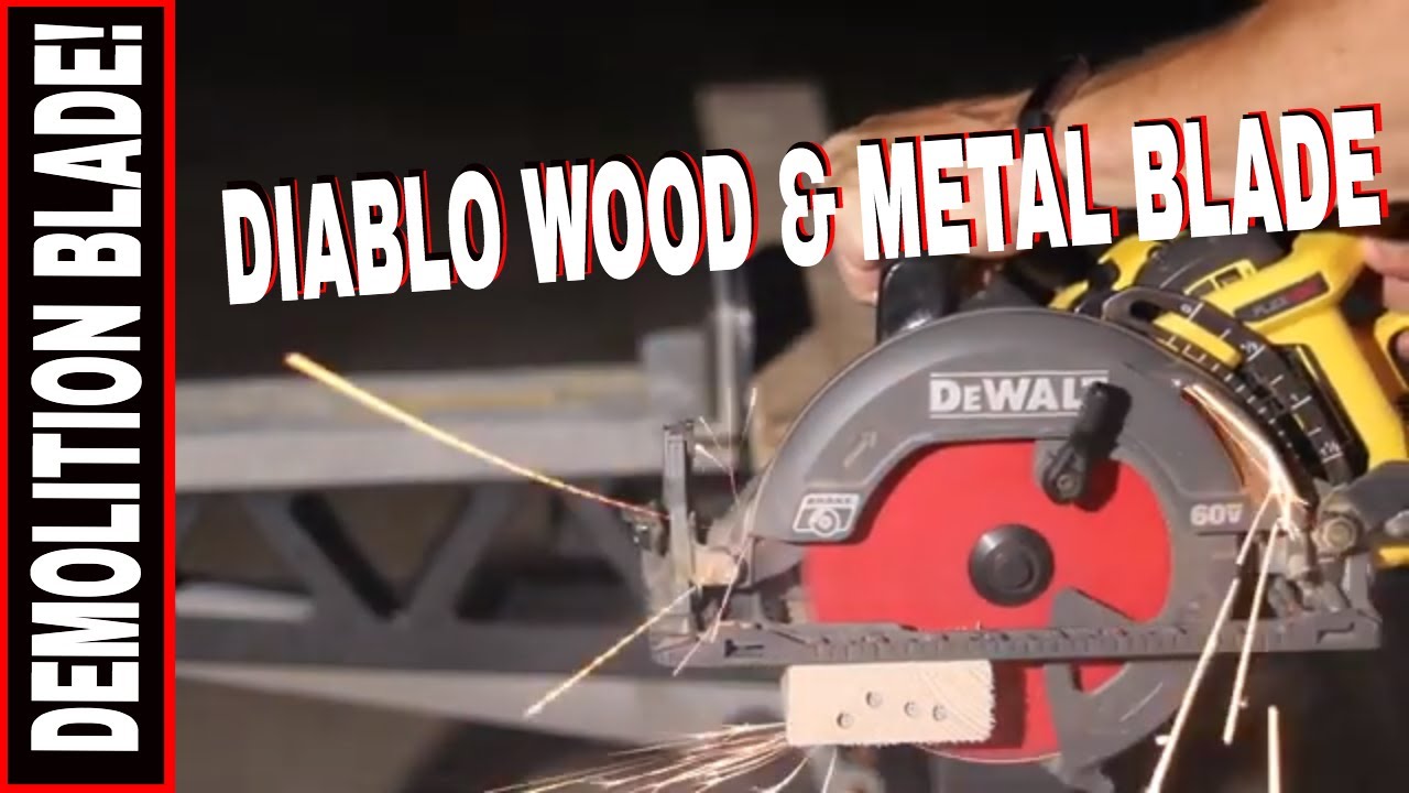 NEW CIRCULAR SAW BLADE FOR STEEL & NAILS!!  DIABLO 7-1/4