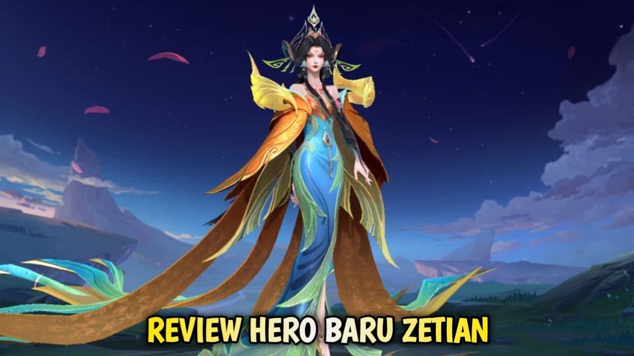 GAMEPLAY DAN REVIEW SKIN DAN HERO BARU ZETIAN ! MAGE PALING OVER POWER ? - MLBB