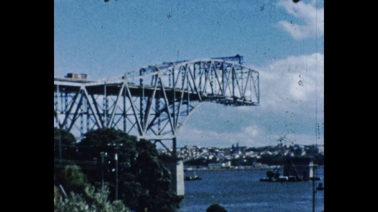 Construction  of the Auckland Harbour Bridge (1955 - 1959)