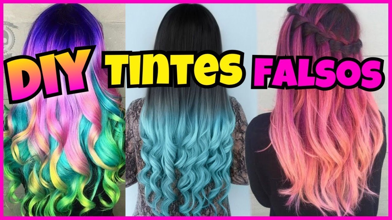 DIY | Como hacer TINTE DE CABELLO FALSO en Casa y que parezca REAL | NatyGloss