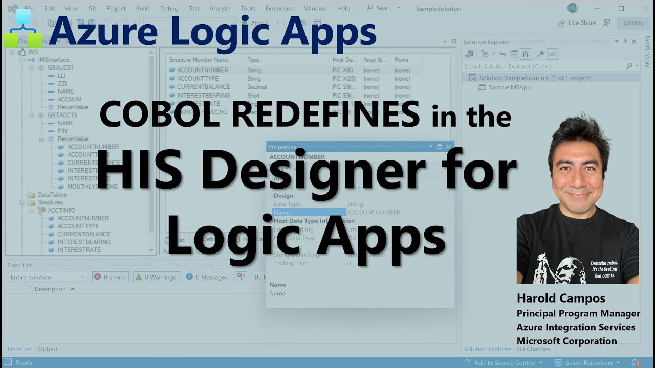29 - COBOL ПЕРЕОПРЕДЕЛЯЕТСЯ в Azure Logic Apps