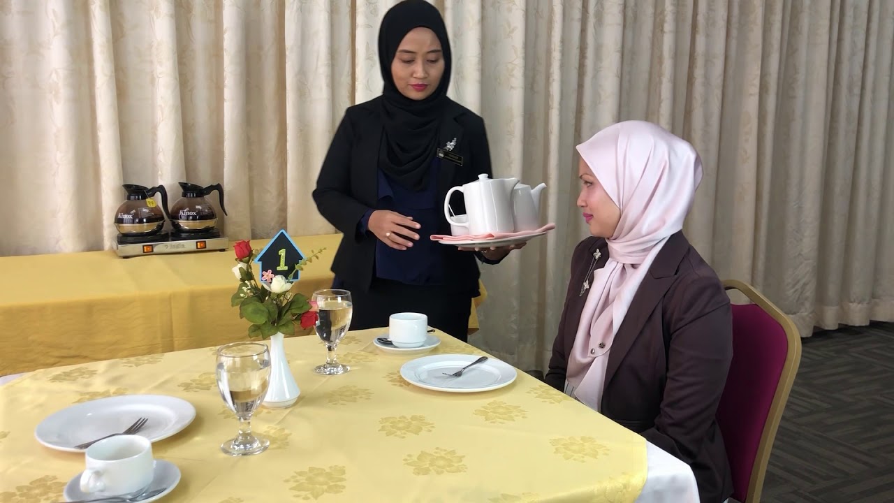 Coffee and tea service: SERVICE