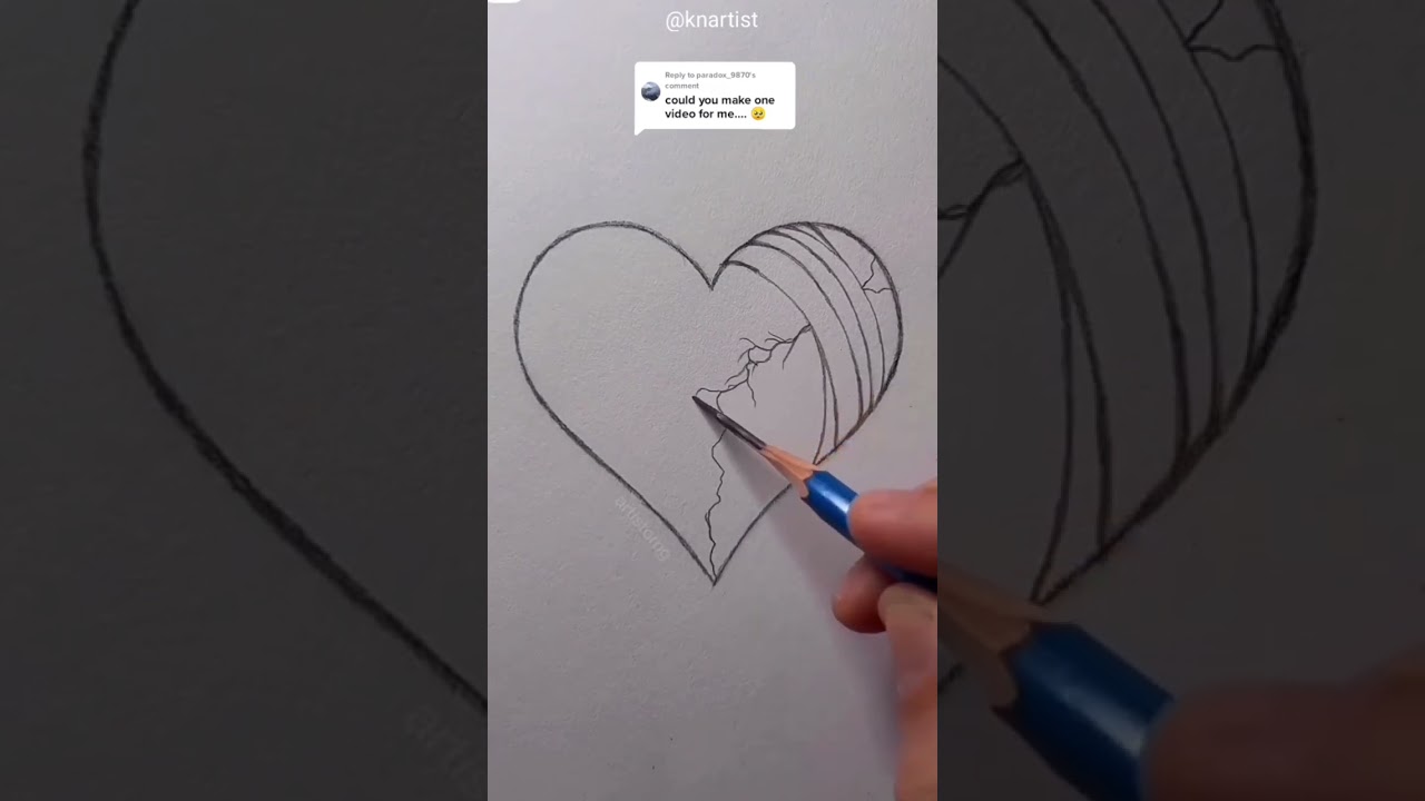 #sad drawing #heartbroken art #beautiful heart painting ideas #sad #status #satisfying video