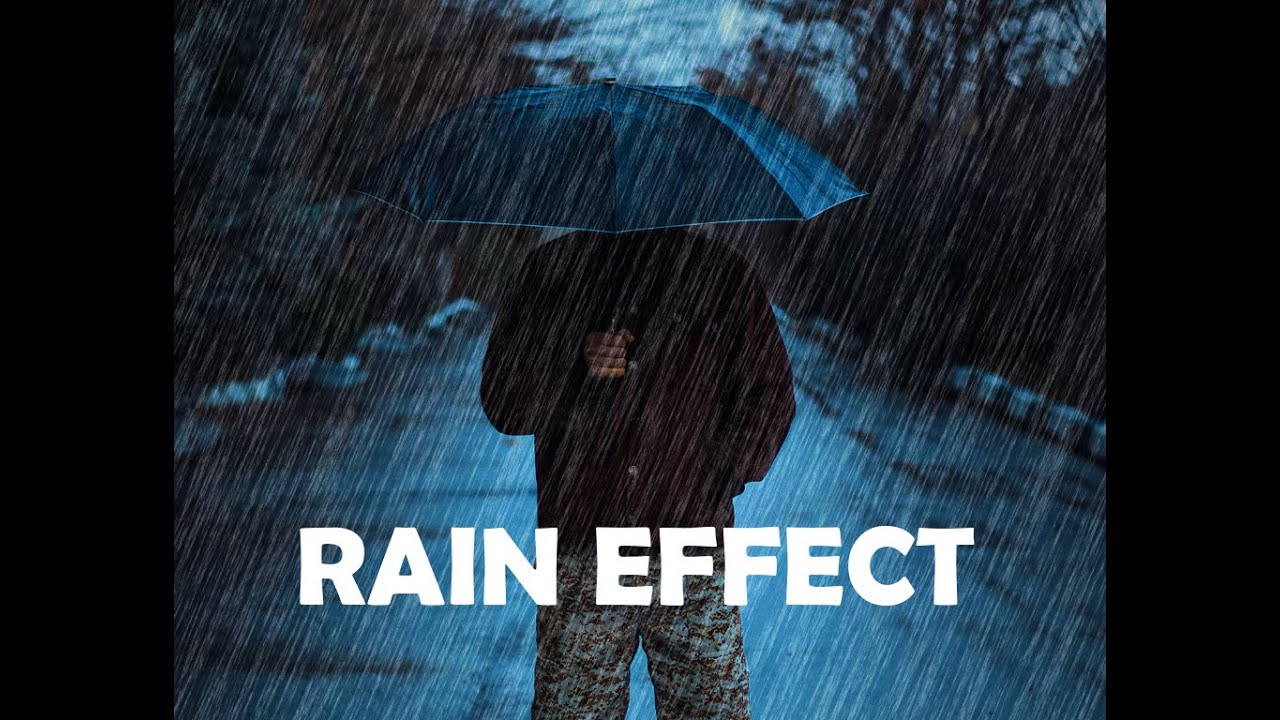 Realistic Rain Effect in Photoshop | Easy Rain Overlay TutorialRain Effect on photoshop