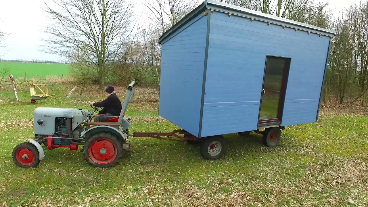 (16) Bauwagen / Tinyhouse ist fertig – Auslieferung