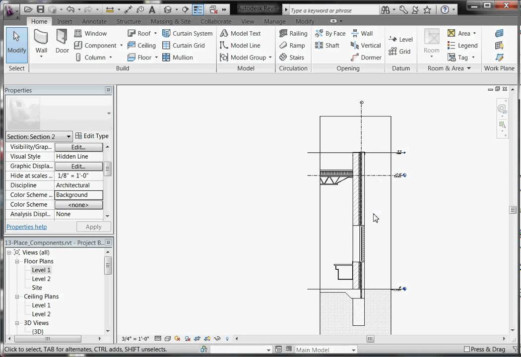 Easy Revit (2011) - 25.1 - Sections and Details (Part 1)