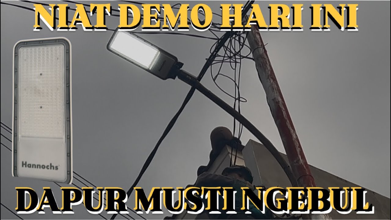 JANGAN SKIP!!! UNBOXING HANNOCHS LAMPU JALAN 200 WATT | TERANG BROK
