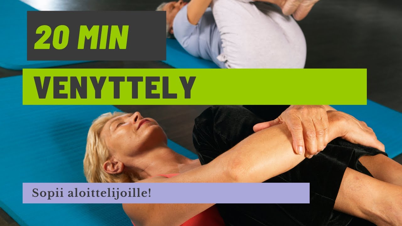 20 min venyttely aloittelijoille | helpot venytykset koko vartalolle |