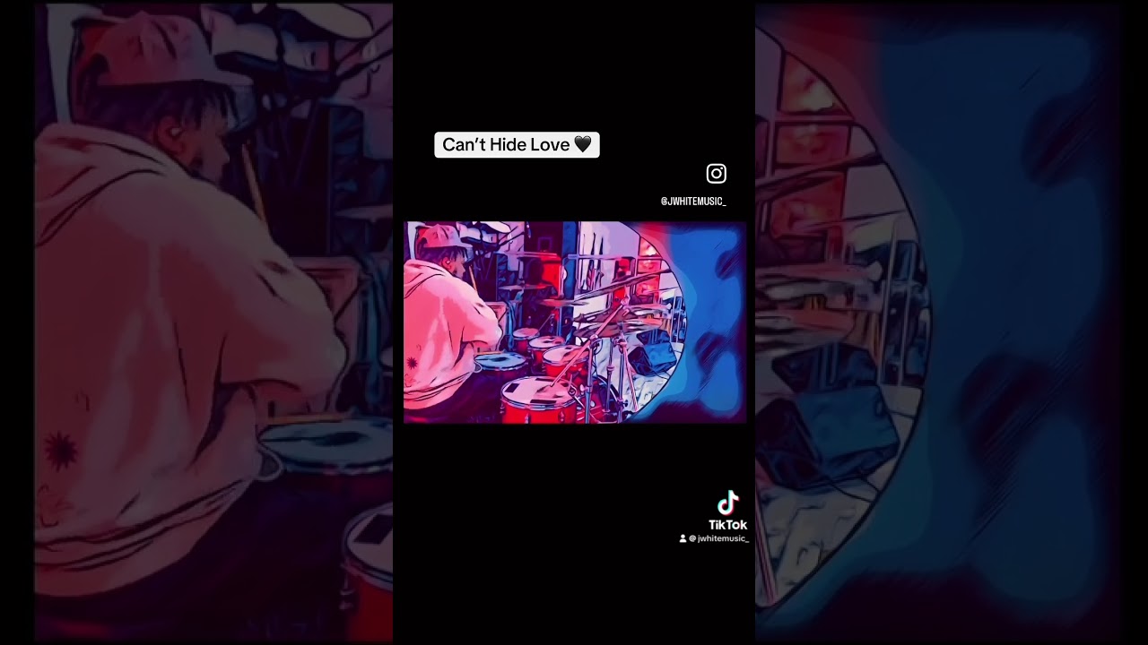 Can&rsquo;t hide Love #cover #drums #creative #drummer #music #drumming #sabian #zildjian #remo