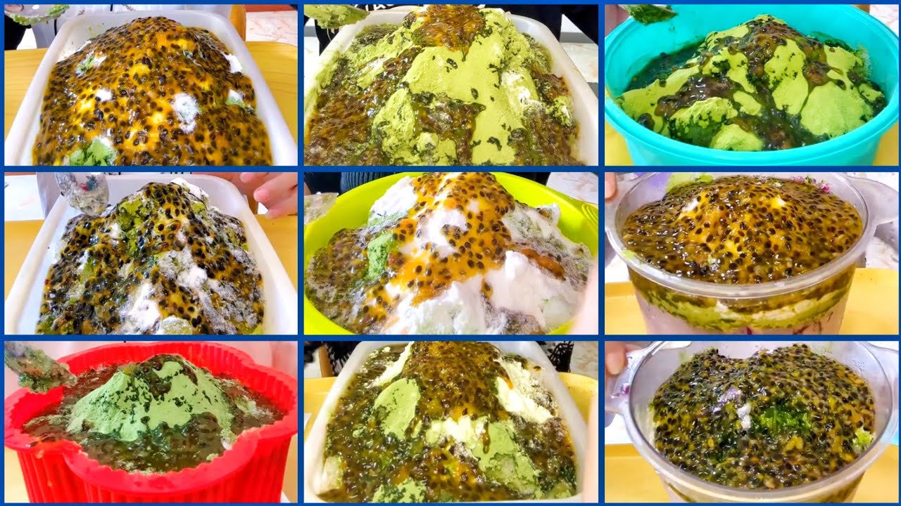 QIAN || SHAVED ICE WITH PASSION FRUIT, MATCHA AND MILK POWDER || [ 2025 - 2023 ]🎀