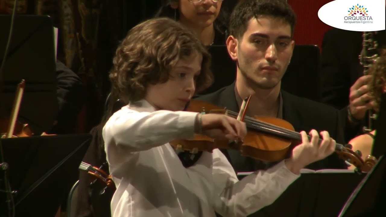 El día que me quieras en el Teatro Colon. Marcos Carreras, Violín.