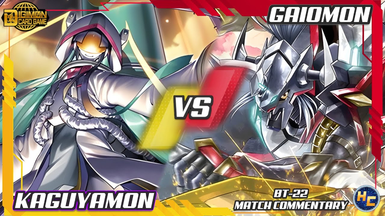 Kaguyamon vs Gaiomon - BT-22 Match Commentary