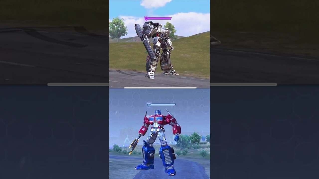 Optimus Prime Vs Megatron  👌🔥 #bgmi #pubg #transformers