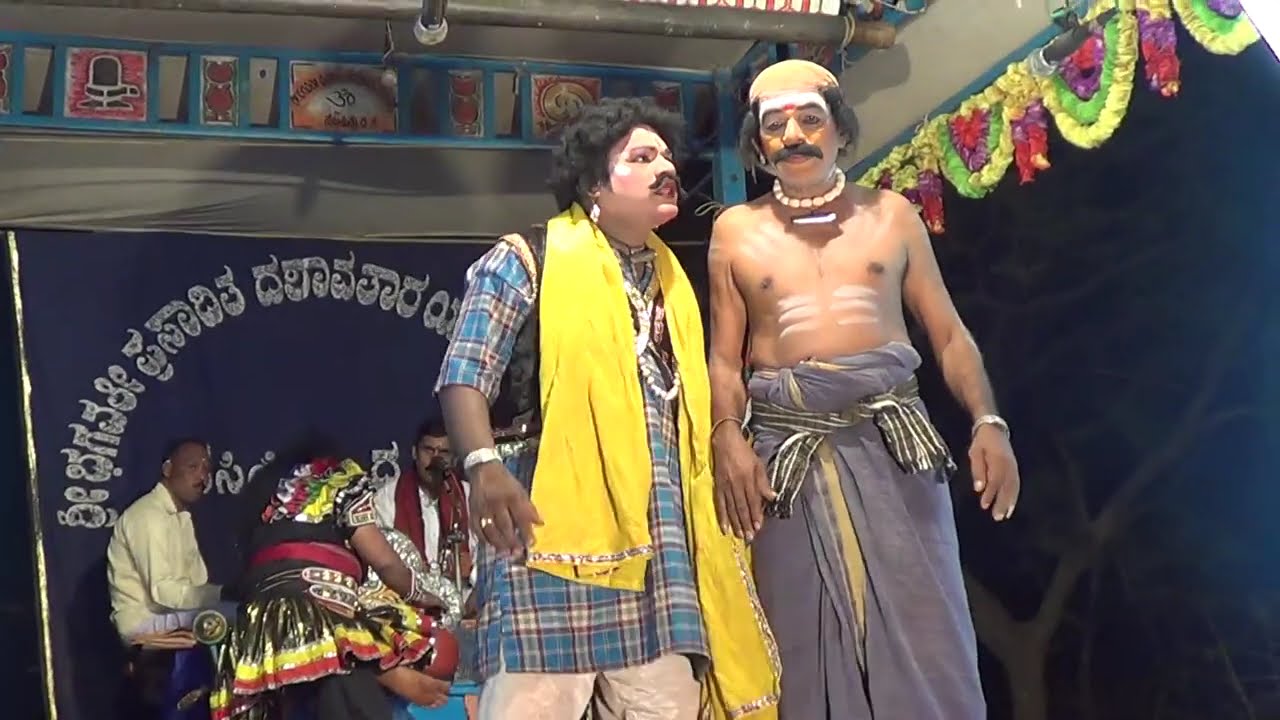 Yakshagana -- Tulu - Punnameda Ponnu - 4 -Sundara Bangady - T.K.Kotian - Shiva kumar -  Hasya