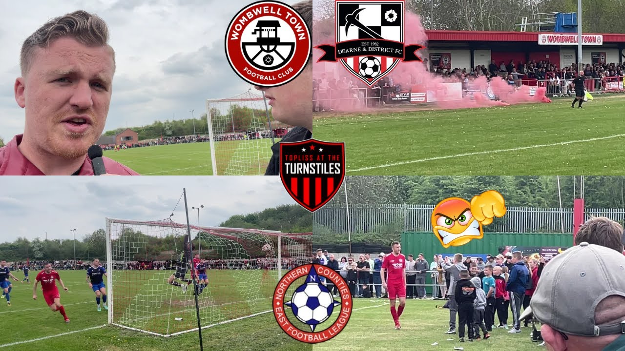 PLAY-OFF FINAL SCENES! Wombwell Town vs Dearne & District