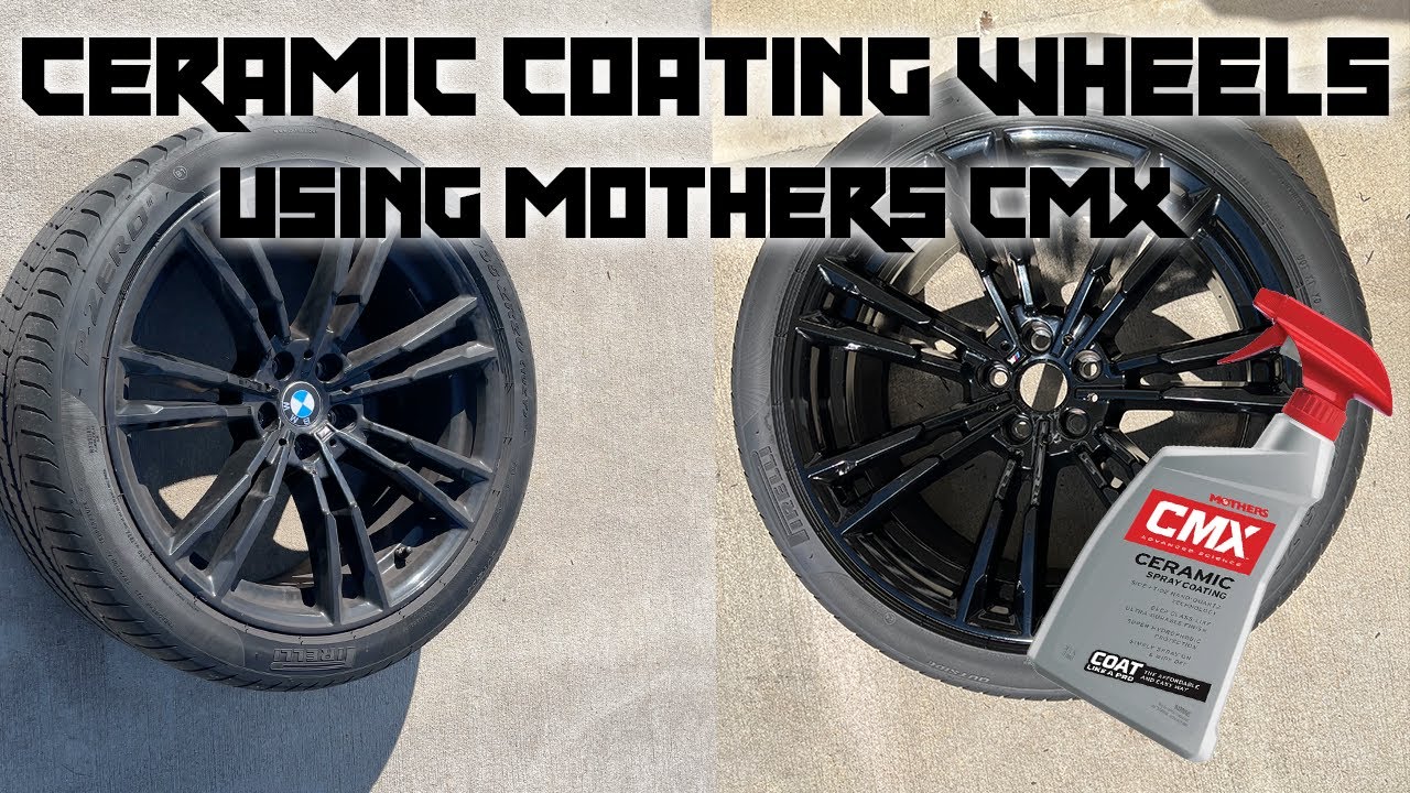 Ceramic Coating my Wheels Using Mothers CMX