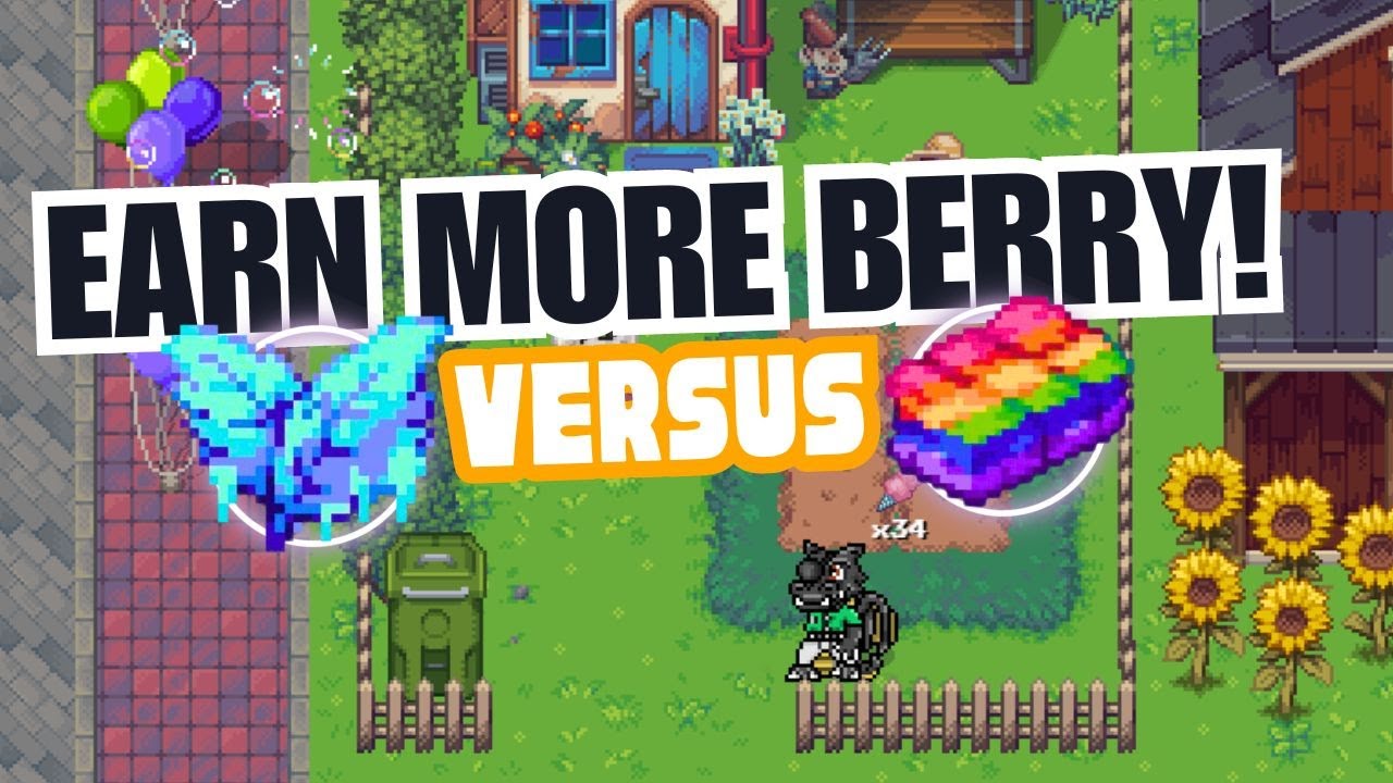 How to get more berry in Pixels - WATERMINT vs MOOMUNCH