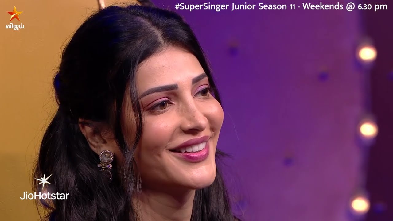 அழகிய தருணம்..😍 #ShrutiHaasan | Super Singer Junior 11 | Episode Promo
