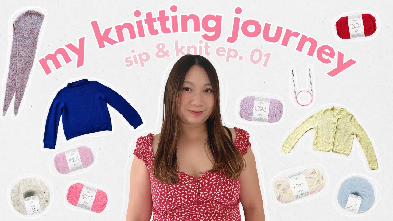 my beginner knitter journey: everything i knit so far, techniques learned & tips 