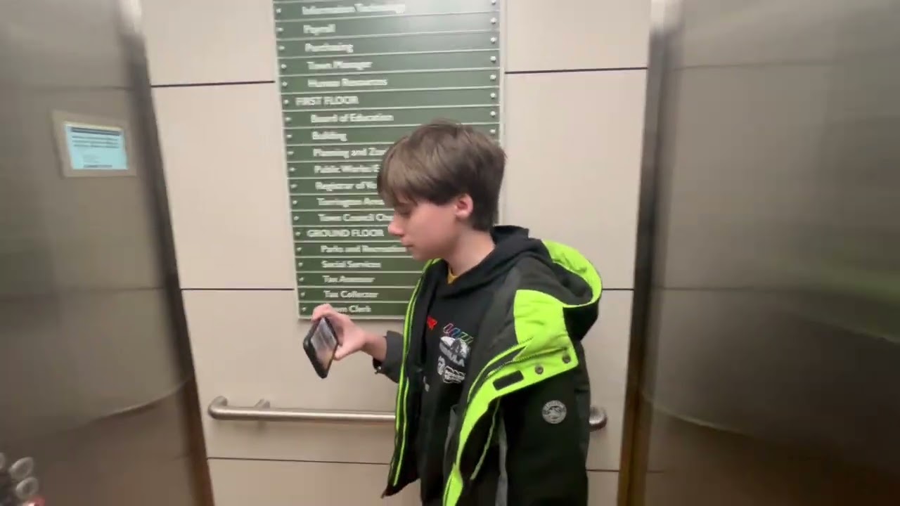 The elevator at the Watertown hall with elevator, Cameron ￼