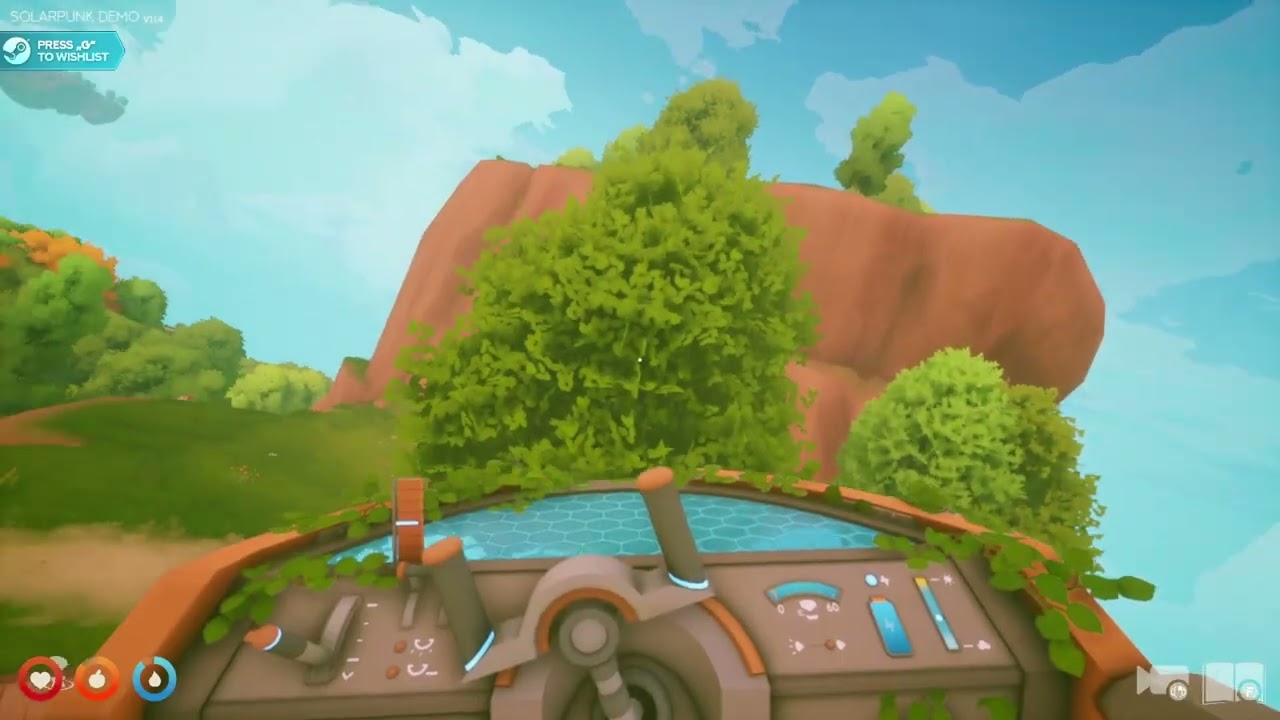 Solarpunk demo great survival/exploration game