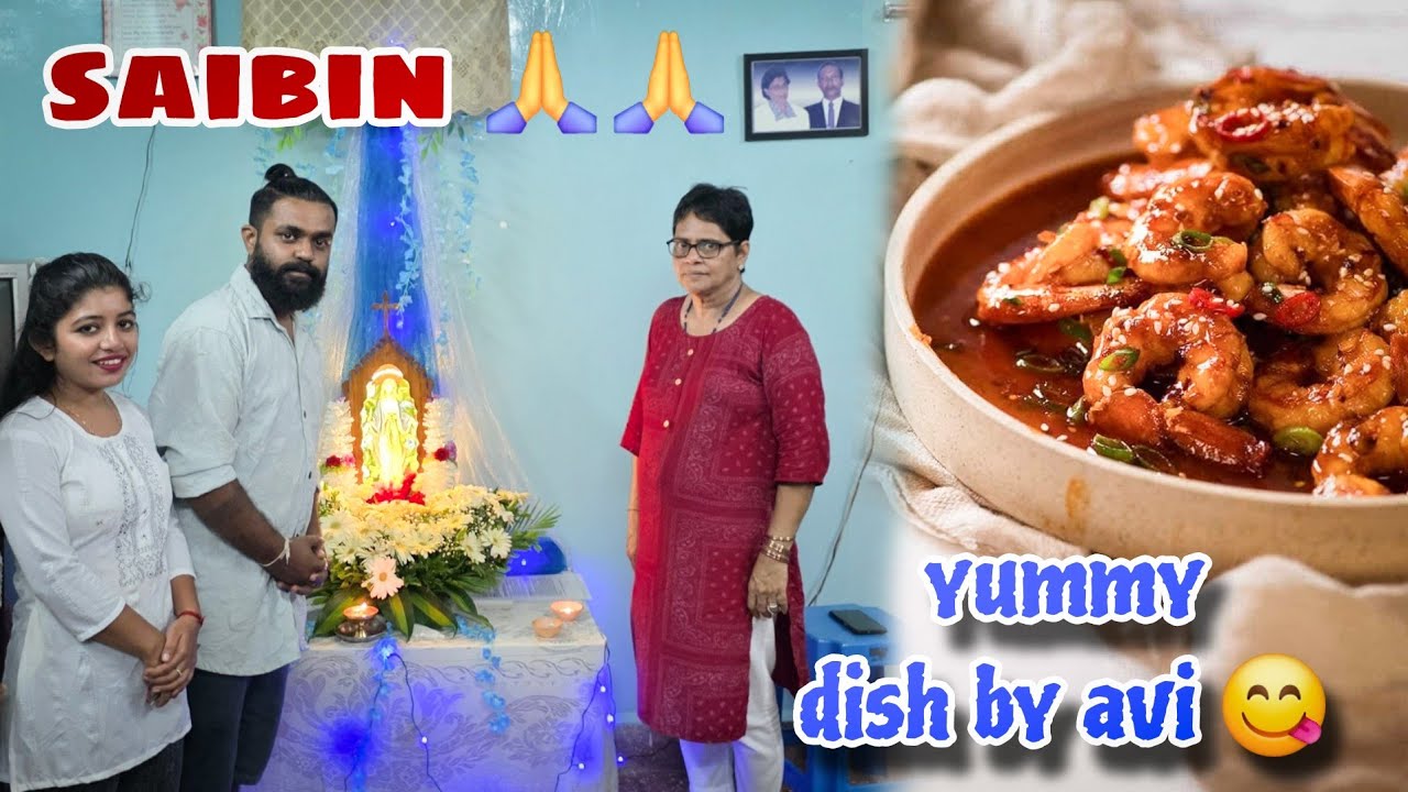 Saibin at Alba Aunty’s home /  Avi cooked 2 Special Dishes 😋  Konkani vlog goa 