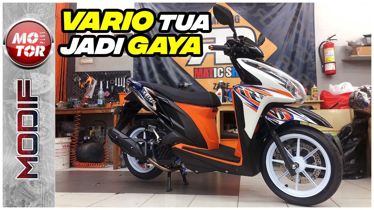 TIPS Modifikasi Honda VARIO 125 Old, Kunci 5 Bagian Ini | Motor Plus Modif