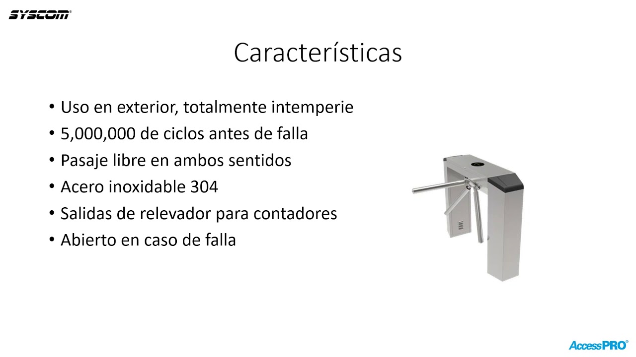 Torniquetes AccessPro Industrial  La mejor solución en control de acceso peatonal