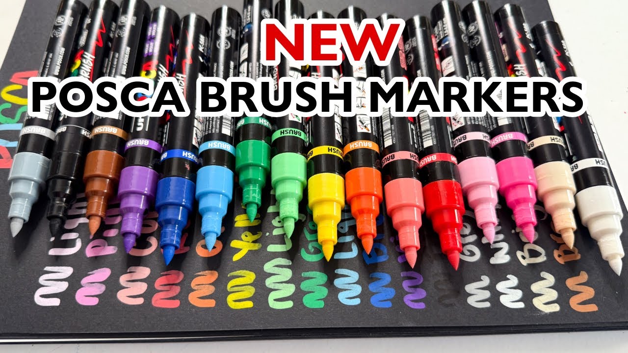 Why the Posca Brush Marker Is My Secret Art Weapon!