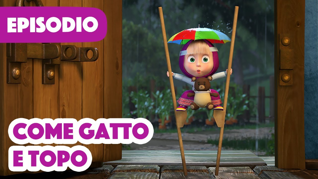 Masha e Orso 🐻👱&zwj;♀️ Come gatto e topo 🐱🐭 (Episodio 58)